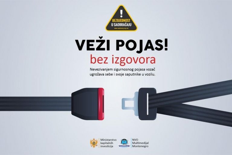 VEZIVANJE POJASA PREMA ISTRAŽIVANJIMA DOPRINOSI PREŽIVLJAVANJU PRILIKOM TEŠKIH I SMANJUJE POVRIJEĐIVANJE USLJED LAKŠIH SAOBRAĆAJNIH NEZGODA!